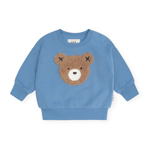 Huxbaby Furry Hux Sweatshirt & Hux Track Pants Set ~ Bright Blue