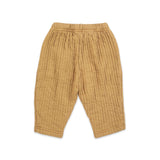 Bobo Choses Baby Plaid Woven Shirt & BC Quilted Sweatpants Set ~ Blue/Khaki