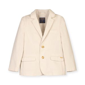 Mayoral Boys Linen Blend Blazer ~ Raffia