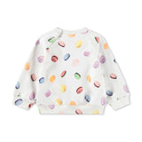 Molo Baby Disc Sweatshirt & Simeon Sweatpants Set ~ Funny Macarons