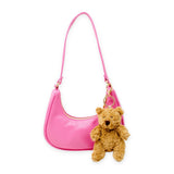 Tiny Treats Teddy Bear Charm Shoulder Handbag