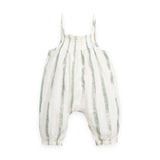 Play Up Baby Striped Woven Romper ~ Sage/Off White