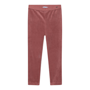 Mayoral Girls Basic Velvet Leggings ~ Pinkish
