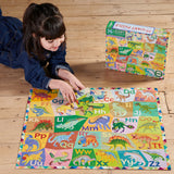 eeBoo Alphabet of Dinosaurs 36 Piece Giant Puzzle