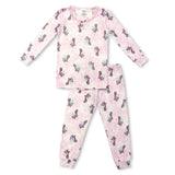 Esme Girls l/s Pj Set ~ Coquette Unicorn