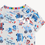 Magnetic Me Baby s/s Pj Set ~ I Wheel Survive
