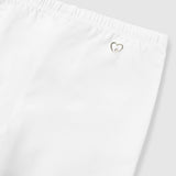 Mayoral Baby Girl Basic Capri Leggings ~ White