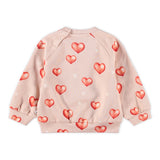 Molo Baby Disc Sweatshirt & Simeon Sweatpants Set ~ Airbrush Hearts