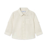 Mayoral Baby Boy Striped l/s Linen Shirt ~ Hemp