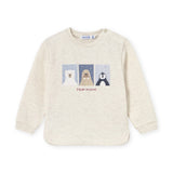 Mayoral Baby Boy Sweatshirt, Pants & Puffer Vest Set ~ Iceberg