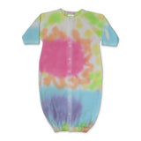 Baby Steps Tie Dye Convertible Gown ~ Izzy