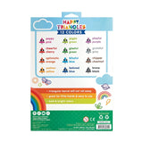 Ooly Happy Triangles Jumbo Crayons ~ Set of 12