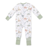 Angel Dear 2 Way Zipper Convertible Romper ~ Sweet Baby Dinos