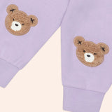 Huxbaby Furry Huxbear Sweatshirt & Sweatpants Set ~ Orchid