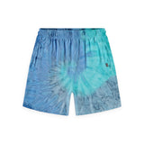 Molo Memphis Sweatshirt & Amil Shorts Set ~ Aqua Dye