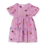 Stella McCartney Girls s/s Glittery Stars Tulle Dress ~ Pink