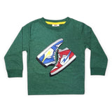 Mish Kickin' It l/s Tee ~ Hunter