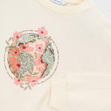 Mayoral Girls Sweatshirt w/ Sequins ~ Chickpea