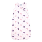 Coccoli Modal Sleepsack ~ Hearts on Light Pink