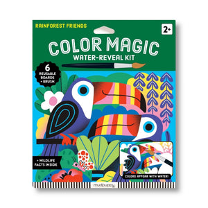 Mudpuppy Rainforest Friends Color Magic Water-Reveal Kit