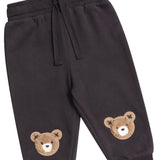 Huxbaby Furry Huxbear Sweatshirt & Sweatpants Set ~ Soft Black