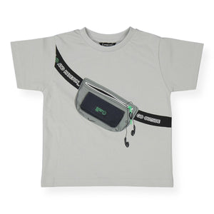 Mayoral Boys s/s Belt Bag T-Shirt ~ Grey