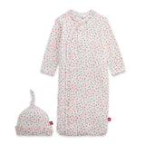 Magnetic Me Modal Ruffle Gown & Hat Set ~ Apple Blossom