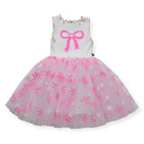 Petite Hailey Bow Tutu Dress ~ Pink