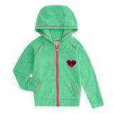 Appaman Girls Julia Zip Hoodie & Majorca Shorts Set 7-12 ~ Mint