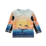 Molo Baby Nemo l/s Rashgaurd & Newton Swim Trunks ~ Ocean Smile