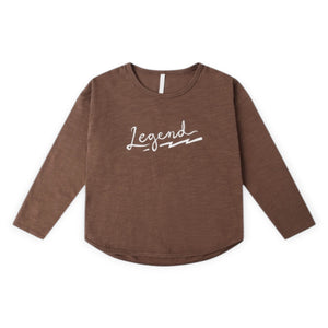 Rylee + Cru Baby Legend l/s Tee & Cru Pants Set ~ Brown/Brown Stripe