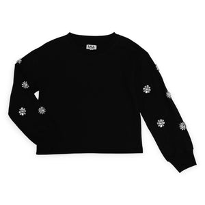 MIA New York Jewel Sweatshirt 7-12 ~ Black