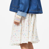 Molo Bess Skirt 7-12 ~ Confetti Rainbow