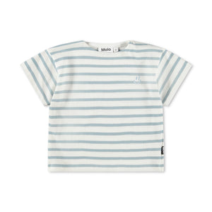 Molo Baby Eivor s/s Tee & Seppo Shorts Set ~ Stream Stripe/Stream