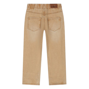Babyface Boys Relaxed Fit Elastic Waist Pants ~ Camel