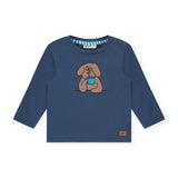 Babyface Baby Boy l/s T-Shirt ~ Dog/Blue