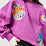 Molo Marika Sweatshirt 7-12 ~ Animal Sparkle