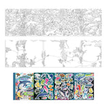 eeboo Under the Sea Fold-Out Coloring Book with Stickers