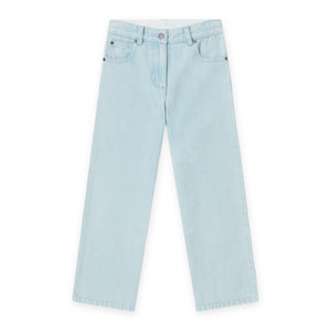 Stella McCartney Girls Jeans w/ Embroidery 7-12 ~ Blue
