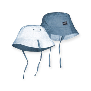 Mayoral Baby Boy Reversible Bucket Hat ~ Navy Mix