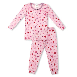 Esme Girls l/s Pj Set ~ Doodle