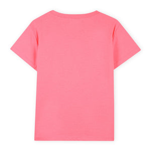 Billieblush Sequin Love Graphic s/s T-shirt ~ Fuchsia
