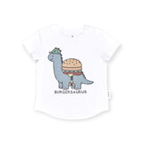 Huxbaby Burgersaurus T-Shirt ~ White