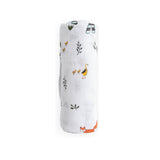 Little Unicorn Cotton Muslin Swaddle ~ Forest Friends