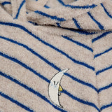 Bobo Choses Baby Beneath The Moon Terry Hoodie & Sweatpants Set ~ Blue Stripe