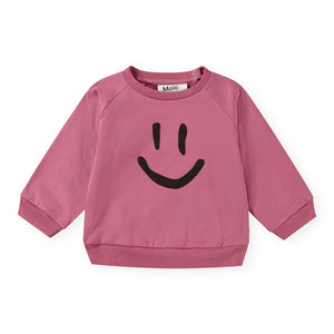 Molo Baby Disc Sweatshirt & Simeon Sweatpants Set ~ Dark Rose