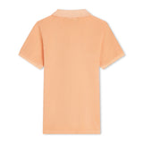 Scotch & Soda Boys Garment-Dyed Pique Polo ~ Coral Sands
