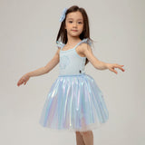 Petite Hailey Lily Shell Tutu Dress ~ Sky Blue