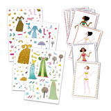 Djeco Dressing Through The Seasons Stickers Kit