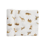 Little Unicorn Organic Cotton Muslin Swaddle ~ Animal Crackers